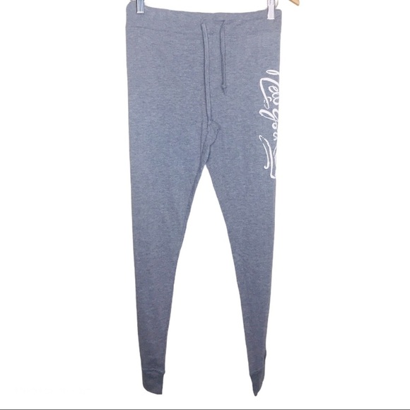 PIMA Tee New York Print Jogger Pants With Drawstring Waistband Grey Size Large - Picture 3 of 12